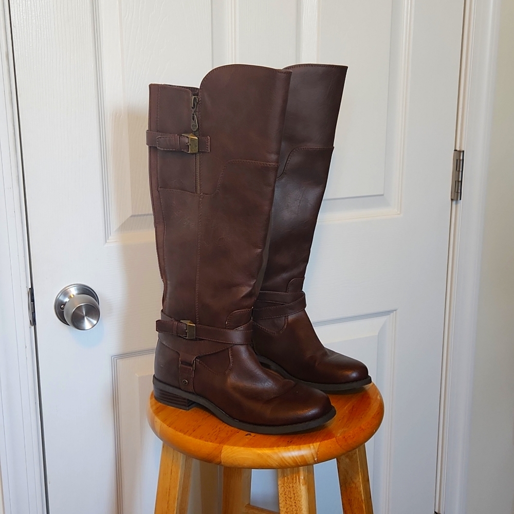 Guess riding boots | brown | knee high